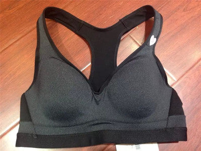 Crop Top Sports Bra Women Fitness Gym Seamless Rims Bra Sports Shockproof Brassiere Yoga Padded Running Jogger Sport Bra Push Up
