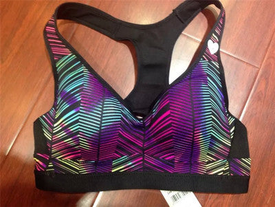 Crop Top Sports Bra Women Fitness Gym Seamless Rims Bra Sports Shockproof Brassiere Yoga Padded Running Jogger Sport Bra Push Up