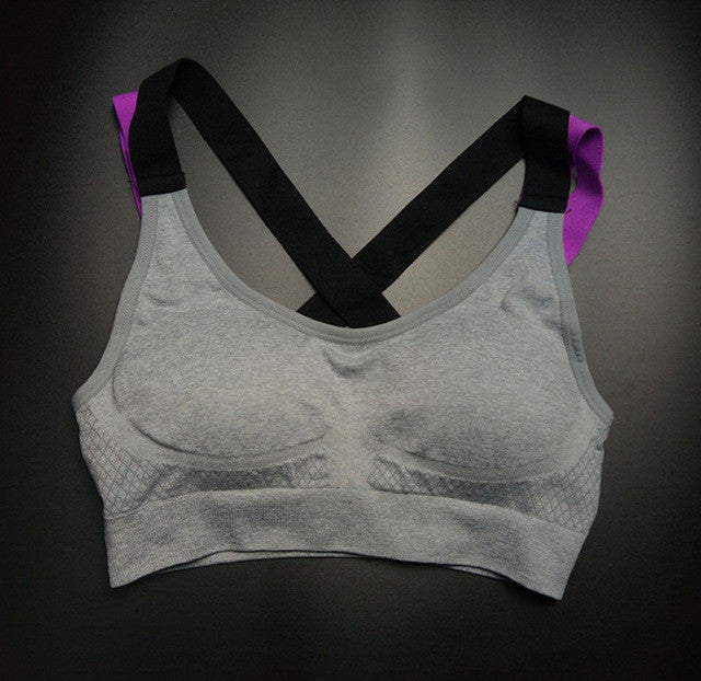 2017 Womens Yoga Bras Push Up Sports Bra Gym Running Padded Bras Athletic Vest Sportswear Underwear
