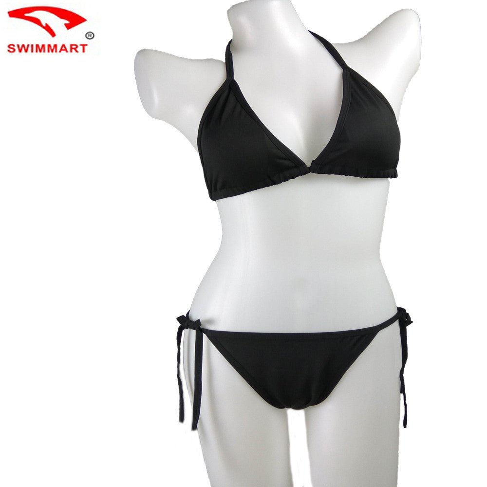 SWIMMART Women Swimwear bikinis 2017 Sexy Bikini Set Solid Color Adjustable Size Swimsuit Swimming Swim beach Wear Suit bikiny