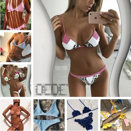 Sexy Brazilian Bikini 2017 Swimwear Women Swimsuit Bathing Suit Biquini Bikini Set Bandage SwimSuit Maillot De Bain Femme bikini