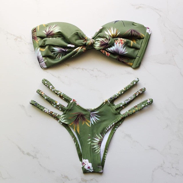 Sexy Brazilian Bikini 2017 Swimwear Women Swimsuit Bathing Suit Biquini Bikini Set Bandage SwimSuit Maillot De Bain Femme bikini